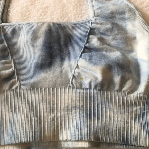 Free People Good Karma Tie-Dye Square Neck Bra - Picture 2 of 7